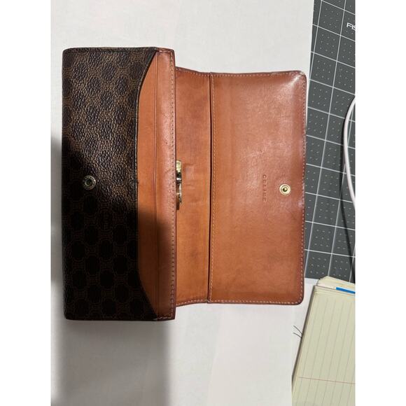 Celine Kisslock long wallet Macadam - Picture 9 of 11